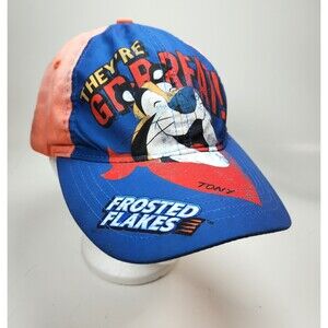 Kellogg's Frosted Flakes Hat Cap Distressed Look Adult One Size Tony Tiger